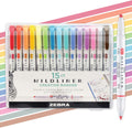 Zebra Pen Mildliner Double Ended Highlighter Broad and Fine Tips Assorted 15pk