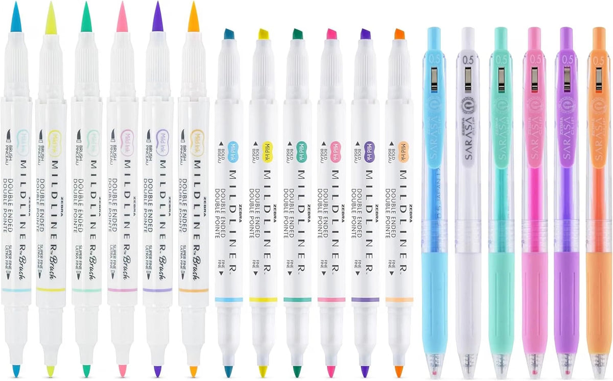 Zebra Pen Journaling & Lettering Stationery Set 18pk