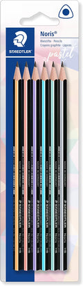 Staedtler Noris Triangular Graphite Pastel Pencils 6pk