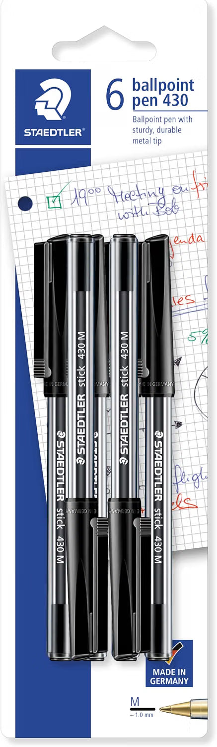 Staedtler Ballpoint Pen 430 6pk