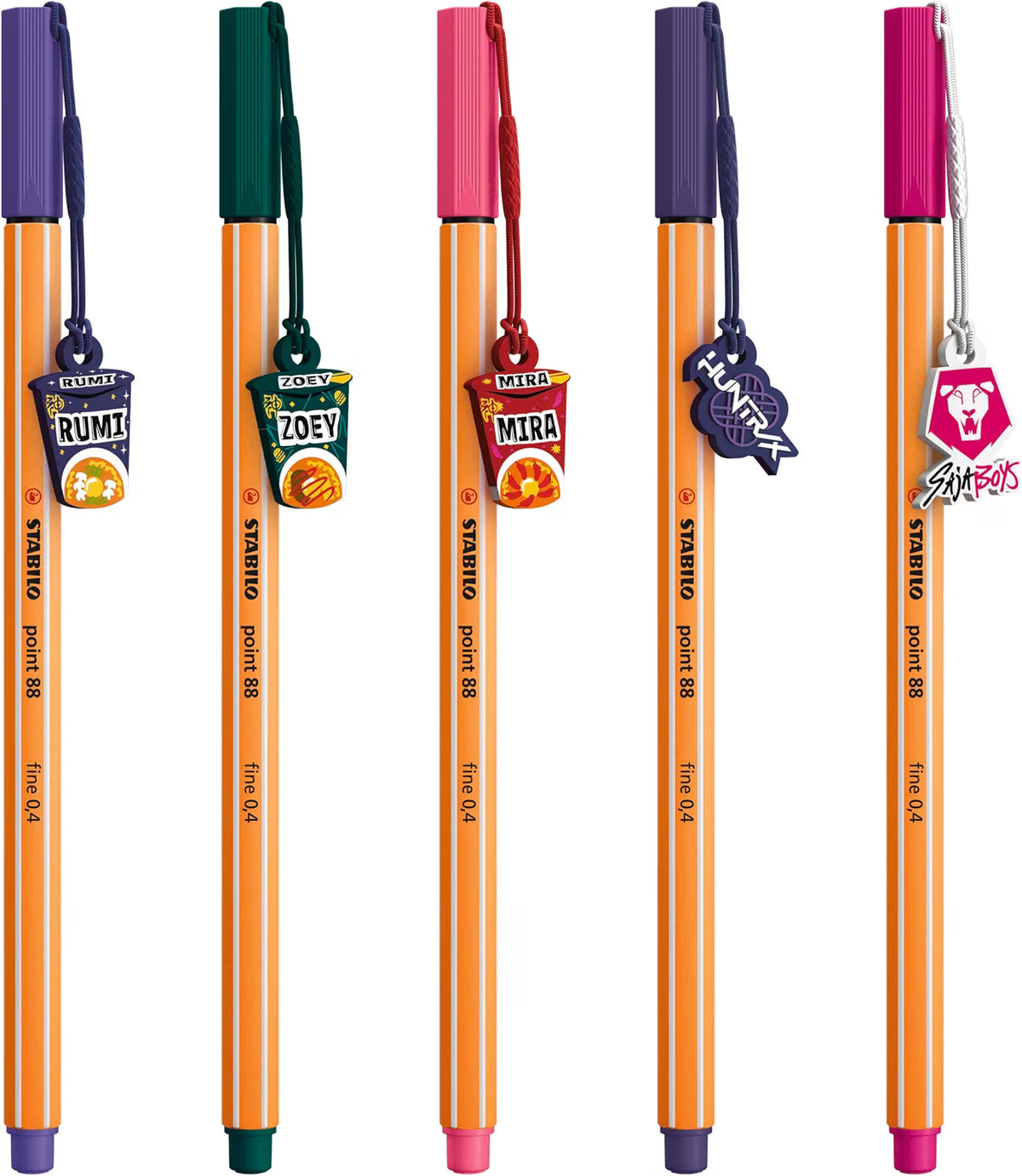 Limited Edition KPop Demon Hunters Stabilo Point 88 Fineliner Single
