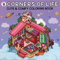 Corners Of Life Cute & Comfy Colouring Book