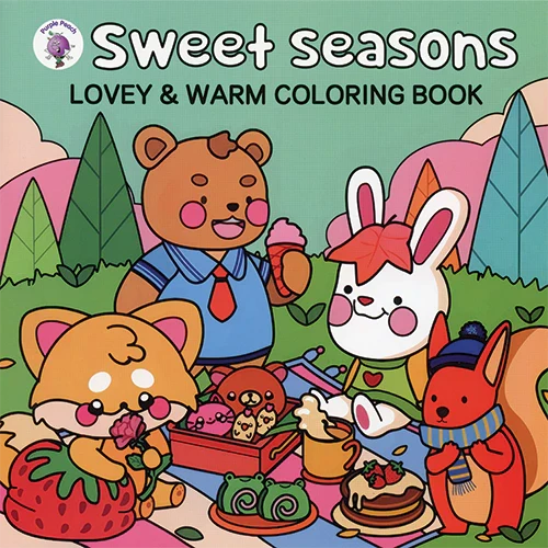 Sweet Seasons Lovely & Warm Colouring Book