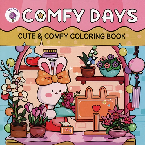 Comfy Days Cute & Comfy Colouring Book