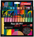 Stabilo Fibre-Tip Pen 68 Max Arty Chisel Tip