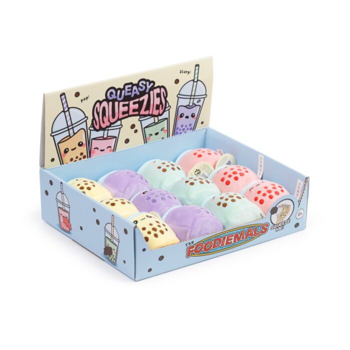 Queasy Squeezies Bubble Tea Plush Squeezy Toy