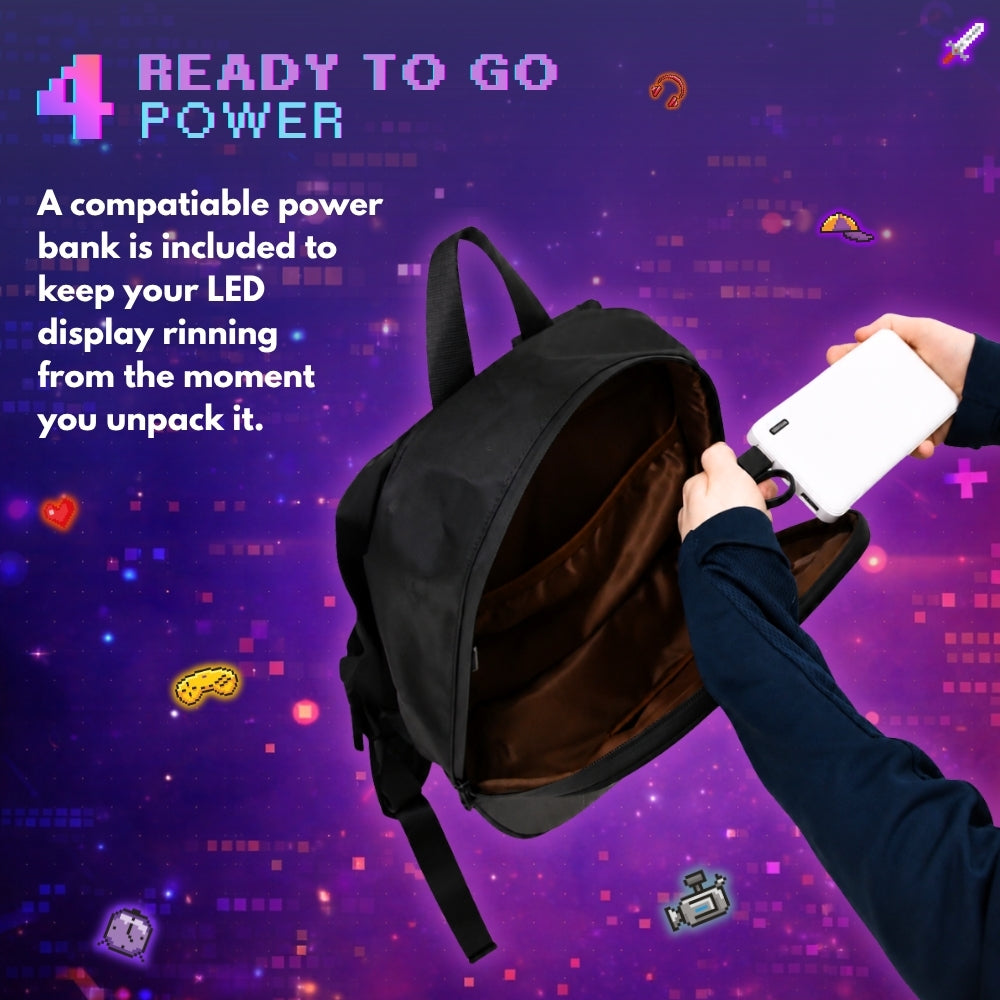 Toyfinity LED Screen Backpack