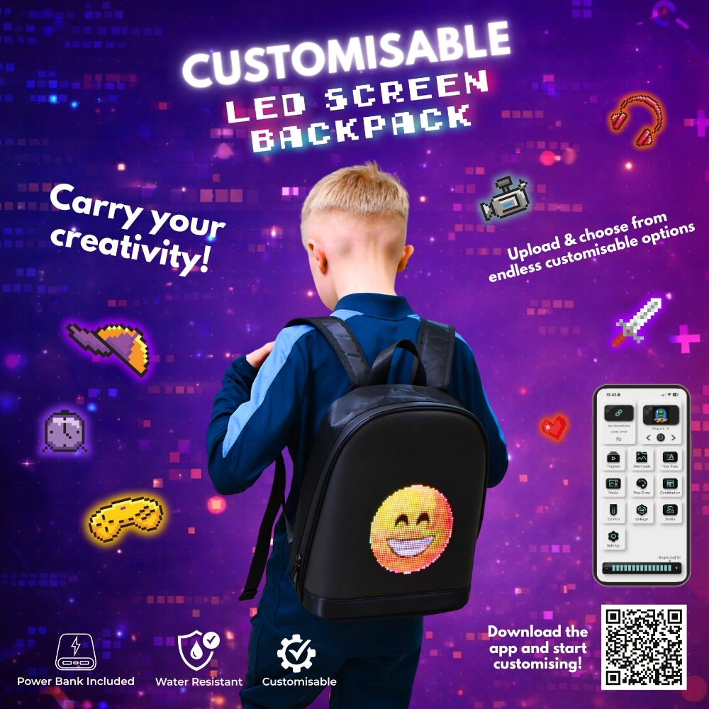 Toyfinity LED Screen Backpack