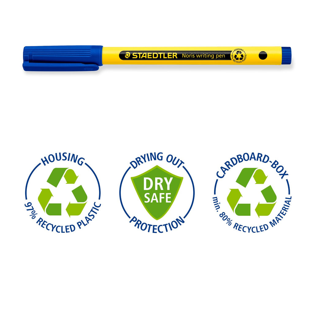Staedtler Noris Writing Pen 2pk