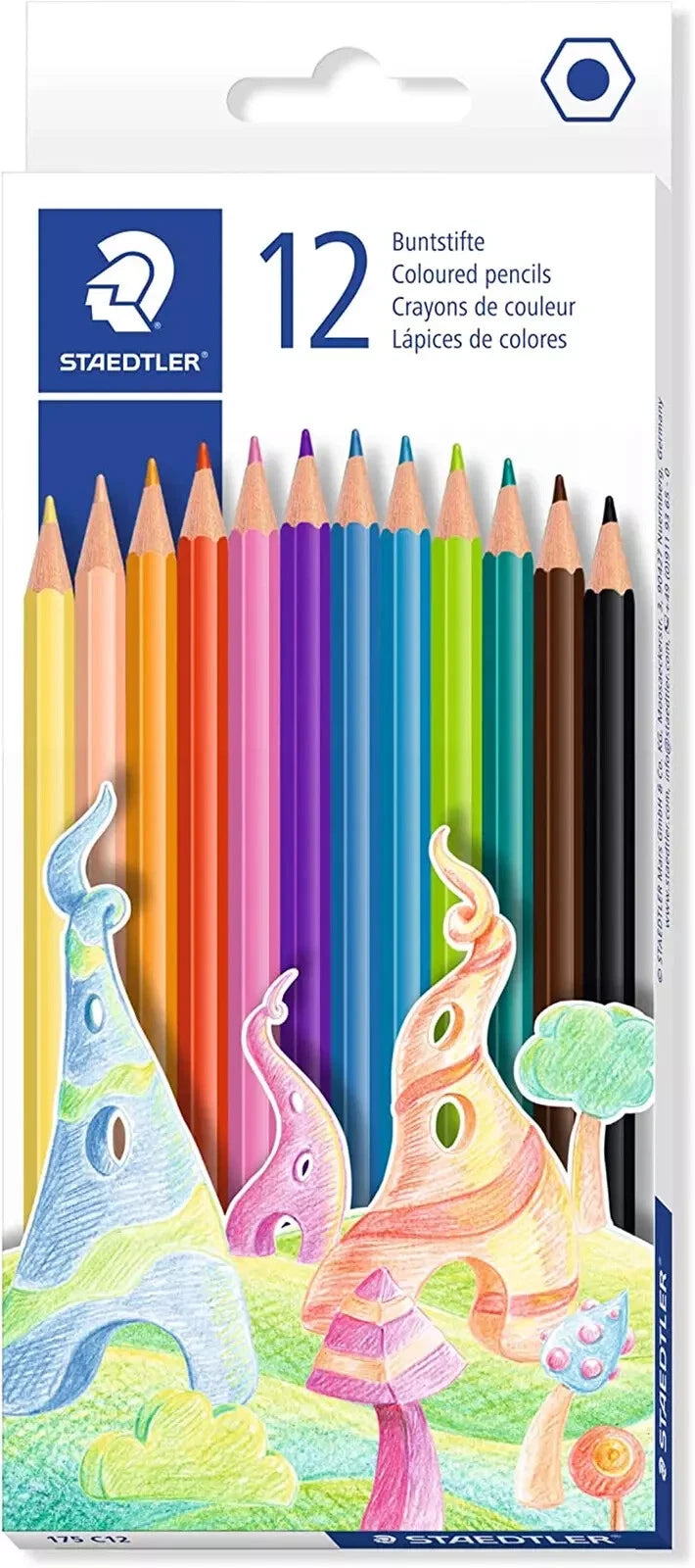 Staedtler Coloured Pencils 12pk