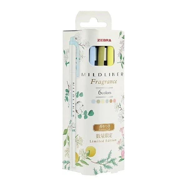 Zebra Pen Mildliner Fragrance Limited Edition 6pk
